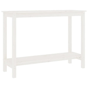 Weißer Konsolentisch aus Kiefernholz 110cm