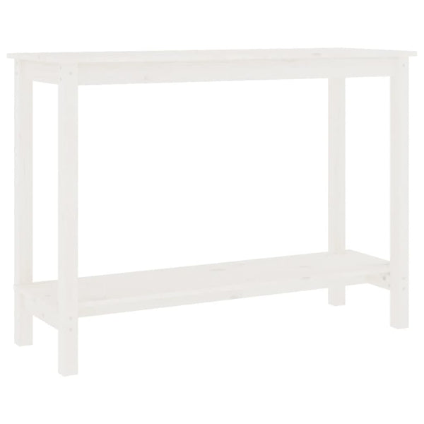 Weißer Konsolentisch aus Kiefernholz 110cm