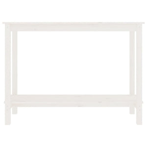 Weißer Konsolentisch aus Kiefernholz 110cm
