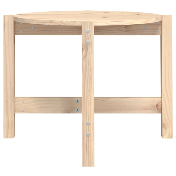Couchtisch Kiefer Massivholz Ø 62,5cm