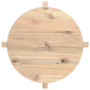 Couchtisch Kiefer Massivholz Ø 62,5cm