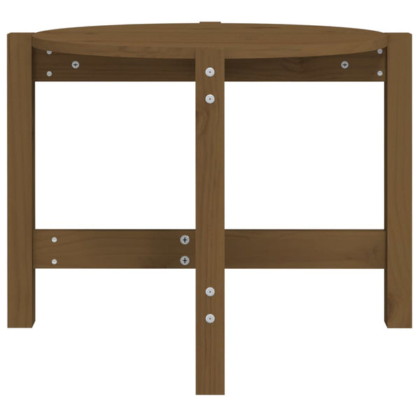 Couchtisch Honigbraun Massivholz Kiefer