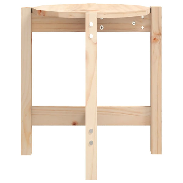 Couchtisch Kiefer Massivholz Ø42,5cm