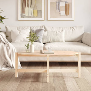 Couchtisch Kiefer Massivholz 118x63 cm