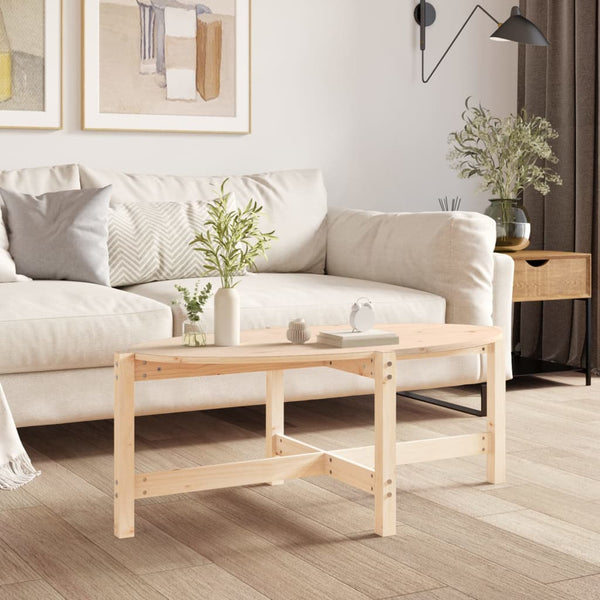 Couchtisch Kiefer Massivholz 118x63 cm