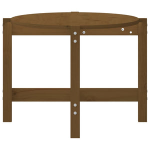 Honigbrauner Couchtisch Kiefer Massivholz 118 cm