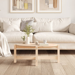 Couchtisch Kiefer Massivholz 87x48 cm