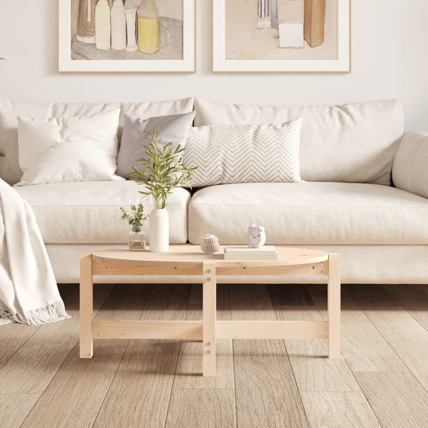 Couchtisch Kiefer Massivholz 87x48 cm