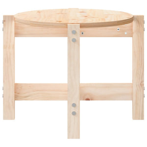 Couchtisch Kiefer Massivholz 87x48 cm