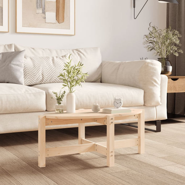 Couchtisch Kiefer Massivholz 87x48 cm