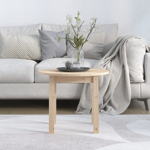 Couchtisch Kiefer Massivholz Ø 55cm