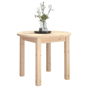 Couchtisch Kiefer Massivholz Ø 55cm