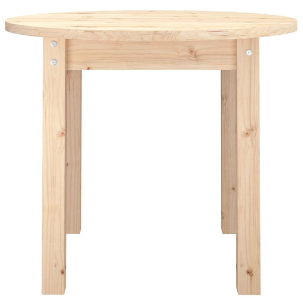 Couchtisch Kiefer Massivholz Ø 55cm