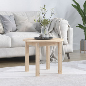 Couchtisch Kiefer Massivholz Ø 55cm