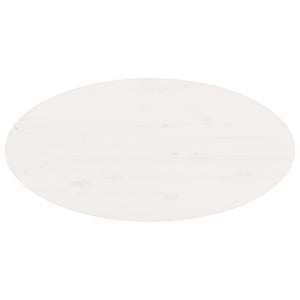 vidaXL Table basse blanche 80x40x35 cm Bois de pin massif