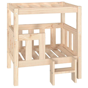 Hundebett Kiefernholz 65,5x50,5x70 cm