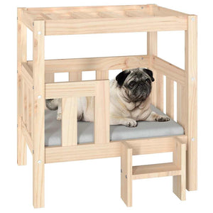 Hundebett Kiefernholz 65,5x50,5x70 cm