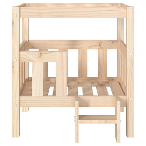 Hundebett Kiefernholz 65,5x50,5x70 cm