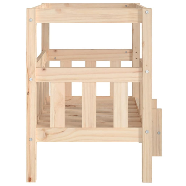 Hundebett Kiefernholz 65,5x50,5x70 cm