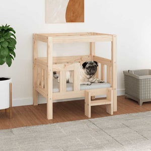 Hundebett Kiefernholz 65,5x50,5x70 cm