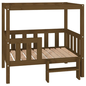Hundebett Honigbraun Kiefer Massivholz
