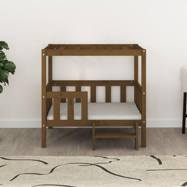 Hundebett Honigbraun Kiefer Massivholz