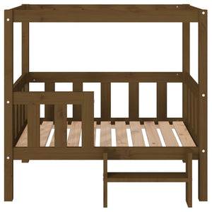 Hundebett Honigbraun Kiefer Massivholz