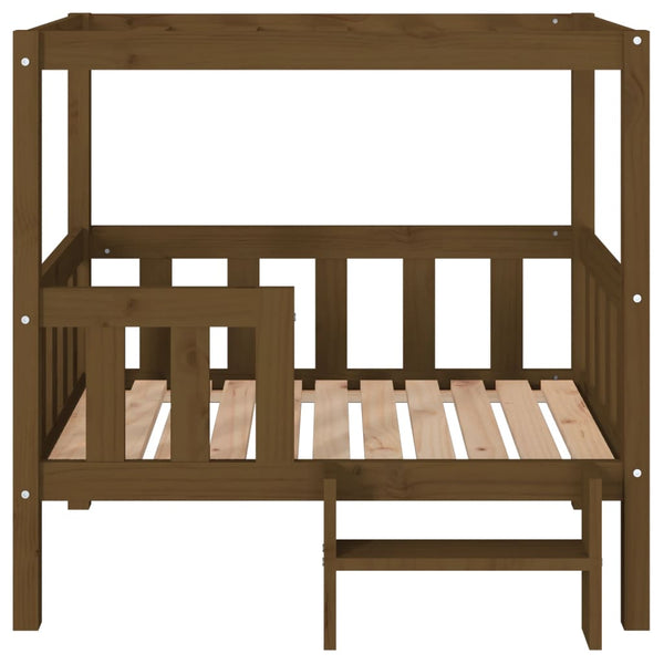 Hundebett Honigbraun Kiefer Massivholz