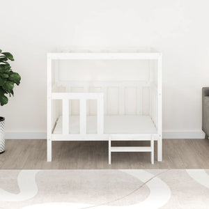 vidaXL Lit pour chien blanc 105,5x83,5x100 cm en pin massif