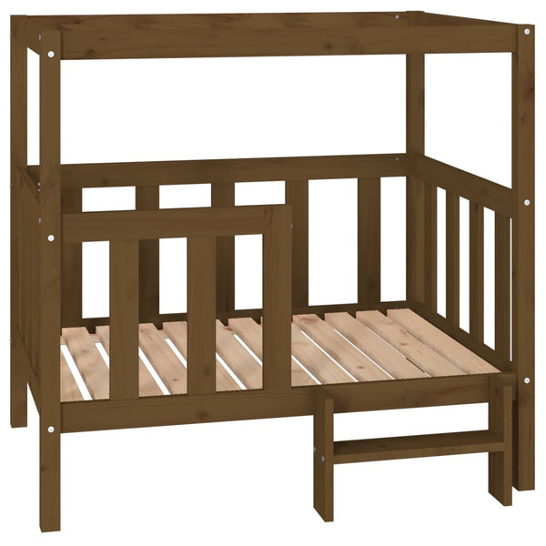 Hundebett Honigbraun Kiefer Massivholz