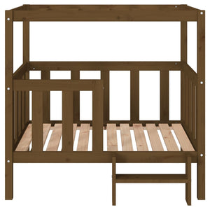 Hundebett Honigbraun Kiefer Massivholz