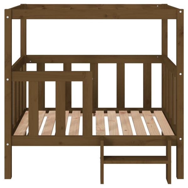 Hundebett Honigbraun Kiefer Massivholz