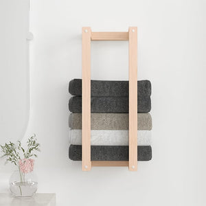 Handtuchhalter Kiefer Massivholz 60cm