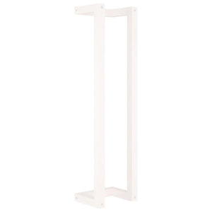 Weißer Handtuchhalter Kiefer Massivholz 90cm