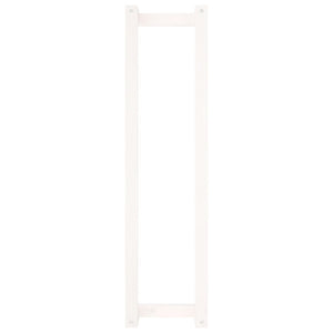 Weißer Handtuchhalter Kiefer Massivholz 90cm