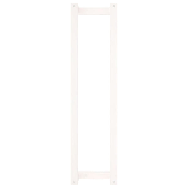 Weißer Handtuchhalter Kiefer Massivholz 90cm