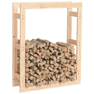 Kaminholzregal Kiefer Massivholz 80x100 cm