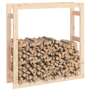 Kaminholzregal Kiefer Massivholz 100x100 cm
