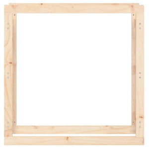Kaminholzregal Kiefer Massivholz 100x100 cm