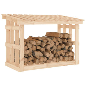 Kaminholzregal Kiefer Massivholz 108x64,5x77 cm