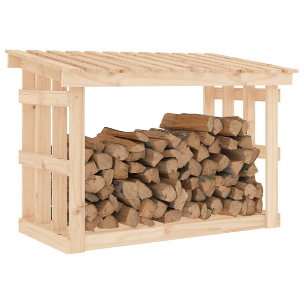 Kaminholzregal Kiefer Massivholz 108x64,5x77 cm