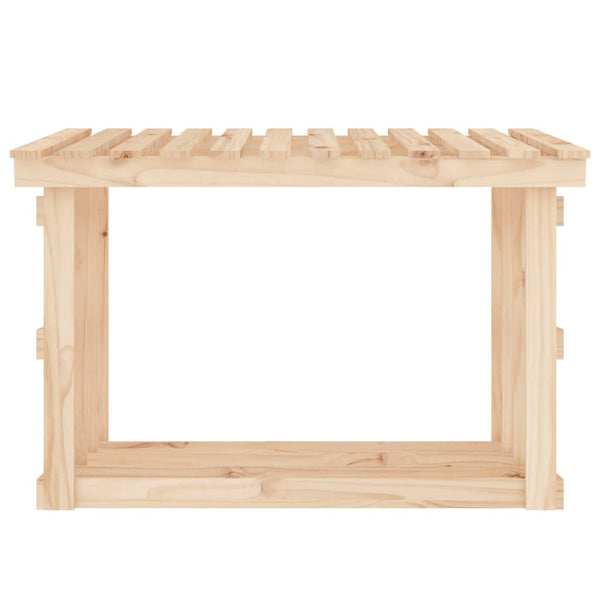 Kaminholzregal Kiefer Massivholz 108x64,5x77 cm
