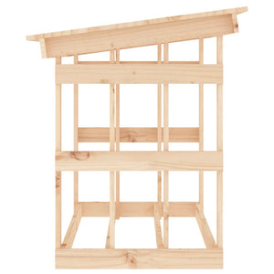 Kaminholzregal Kiefer Massivholz 108x64,5x77 cm