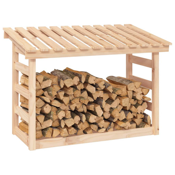 Kaminholzregal aus Kiefernholz