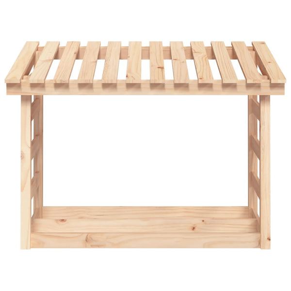Kaminholzregal aus Kiefernholz