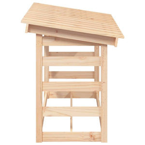 Kaminholzregal aus Kiefernholz