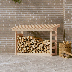 Kaminholzregal aus Kiefernholz