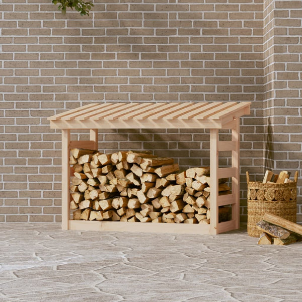 Kaminholzregal aus Kiefernholz