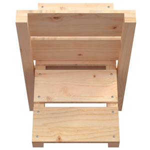 Kaminholzregal aus Kiefernholz