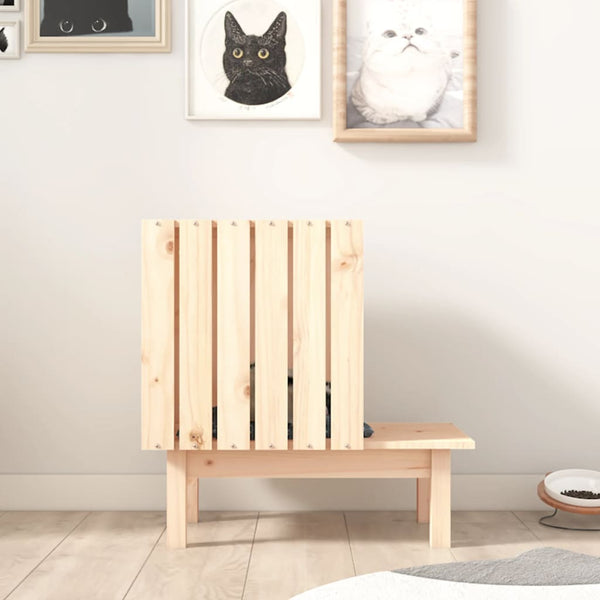 Katzenhaus aus Kiefernholz, 60 cm